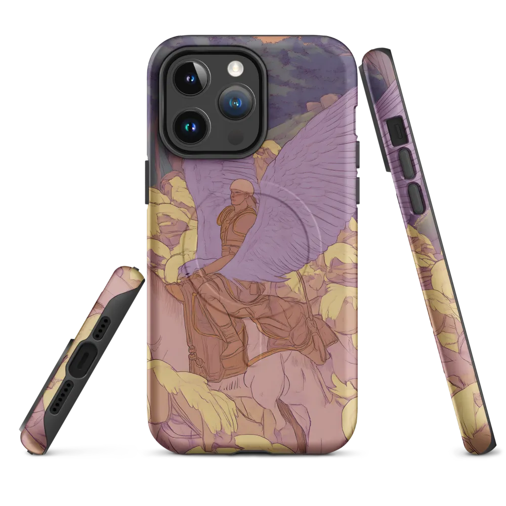 The Winged Guardian | Phone Case |  14 Pro Max | MagSafe® Tough Case | Matte