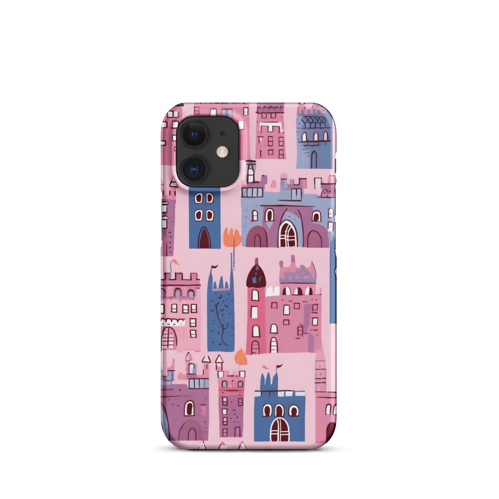 Whimsical Castles: A Playful Tapestry | Phone Case |  12 Mini | Snap Case | Matte