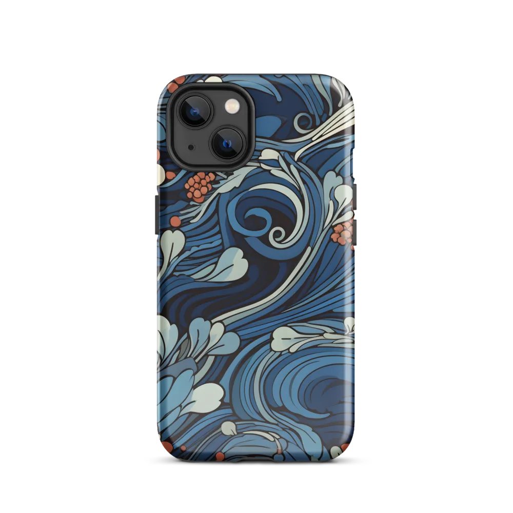 Nature's Elegance: An Oceanic Tapestry | Phone Case |  13 | Tough Case | Glossy