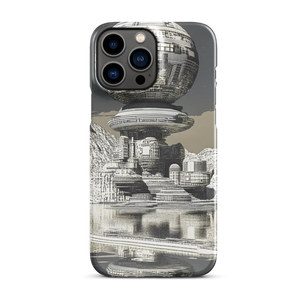 Reflections of a Futuristic Dreamscape | Phone Case |  13 Pro Max | Snap Case | Glossy