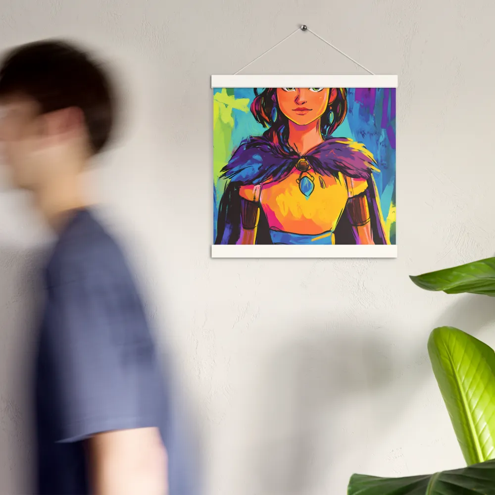 Guardian of Colors | Poster With White Wood Hanger | 12″×12″