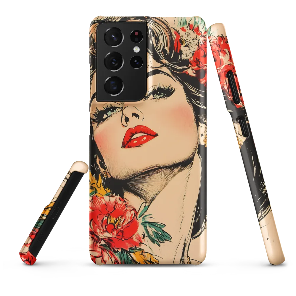 Radiance in Red: A Portrait of Elegance