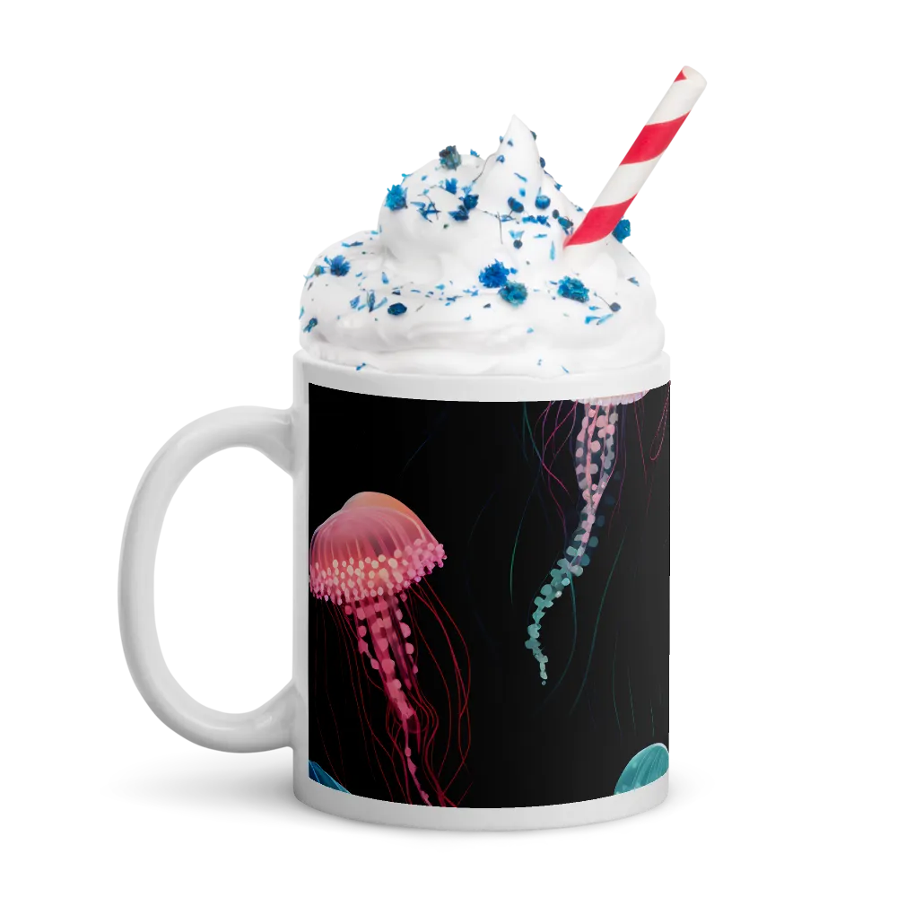 Ethereal Dance of Jellyfish | Mugs | Multiple Sizes & Colors