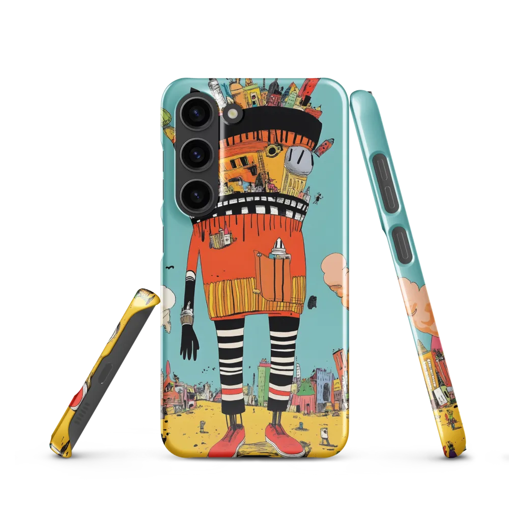 Urban Fantasia: A Whimsical Encounter | Phone Case |  S23 | Snap Case | Glossy