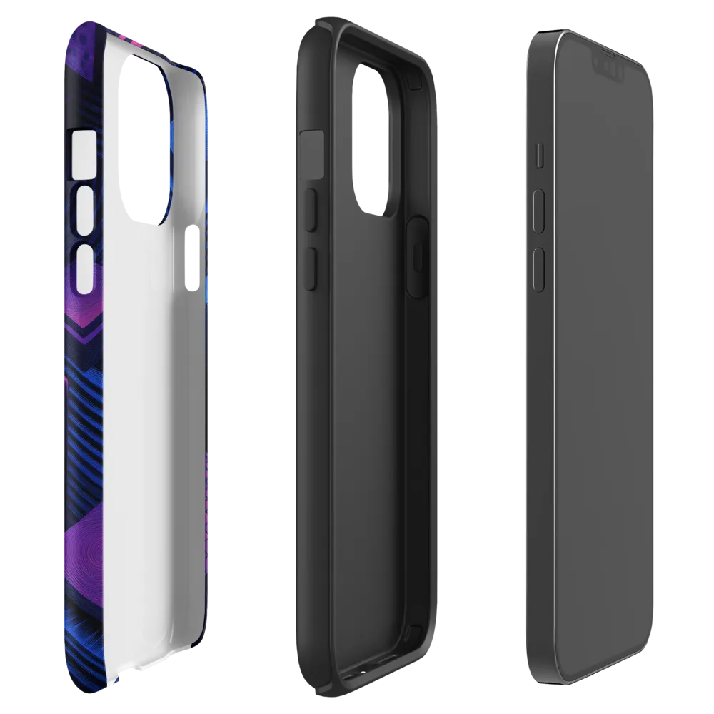 Geometric Dreams in Blue and Purple