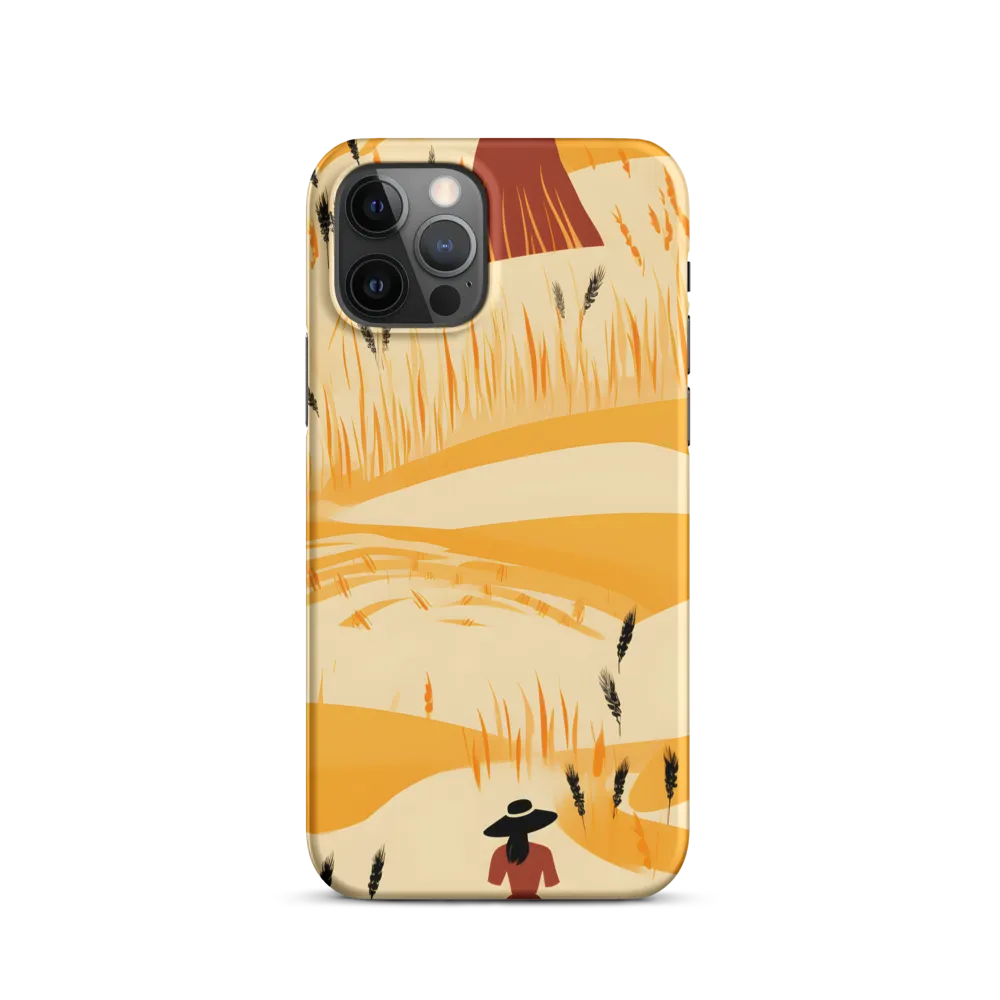 Embracing the Fields: A Floral Journey | Phone Case |  12 Pro | Snap Case | Matte