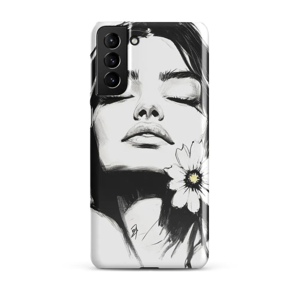 Serenity in Ink | Phone Case |  S21 Plus | Snap Case | Glossy