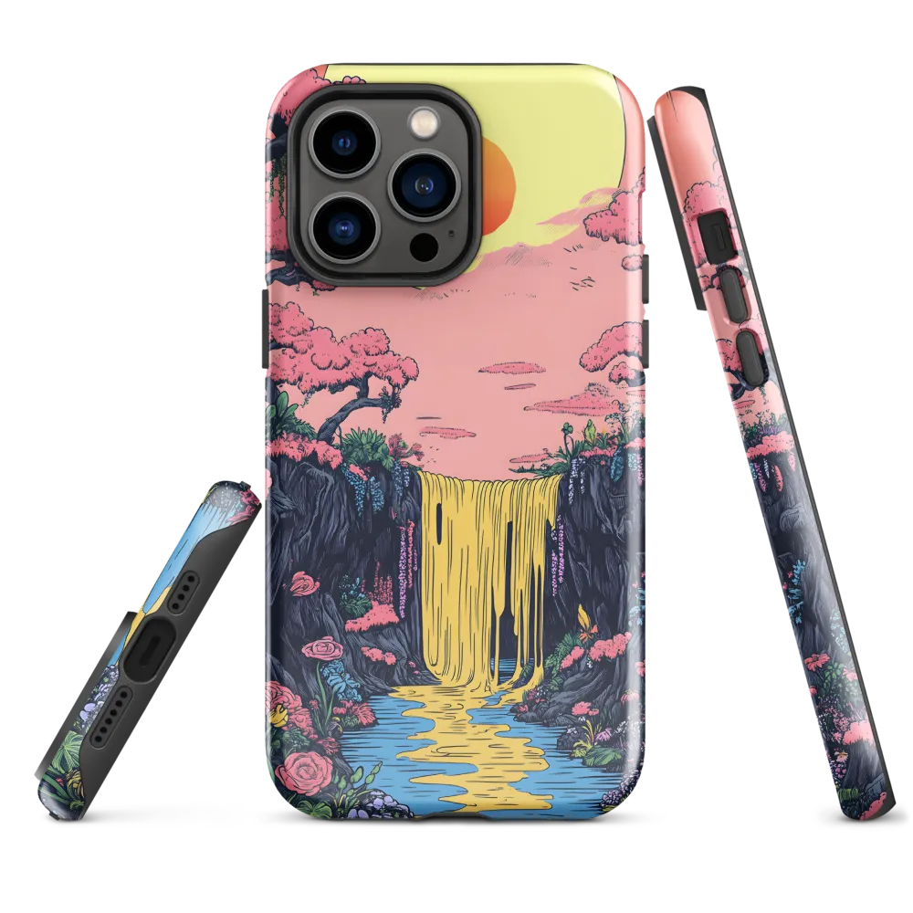 Ethereal Cascade of Blossoms
