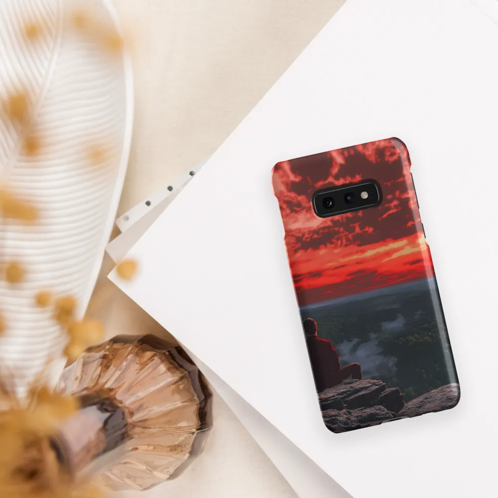 Reflections at Dusk | Phone Case |  S10e | Snap Case | Matte