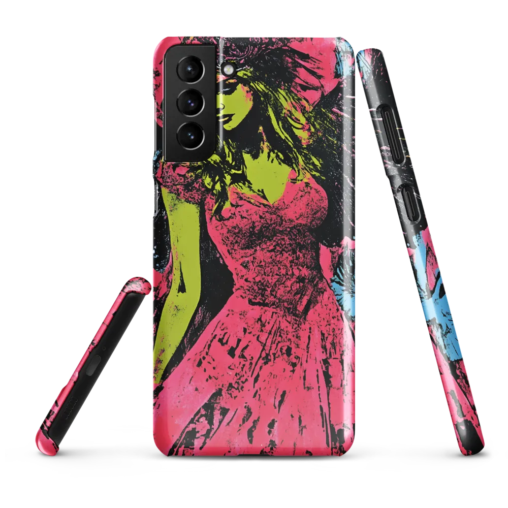 Mystical Angel in Neon Dreams