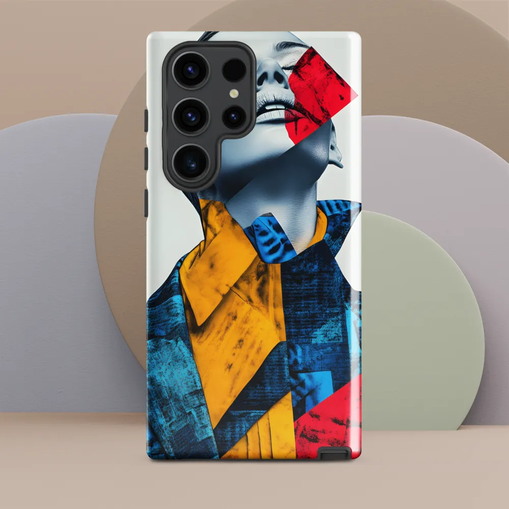 Fragmented Confidence: A Surreal Fashion Portrait