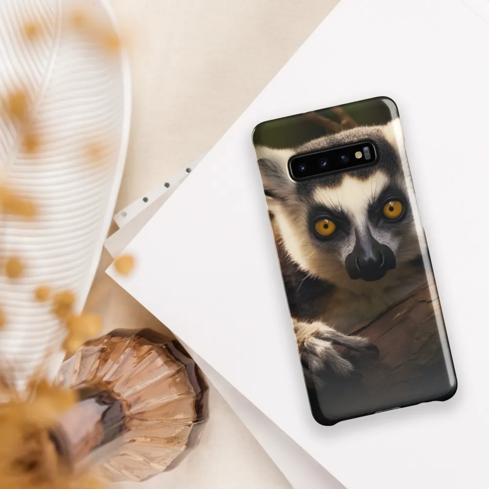 The Watchful Lemur | Phone Case |  S10 Plus | Snap Case | Glossy