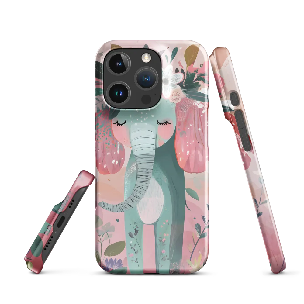 Whimsical Elephant in Bloom