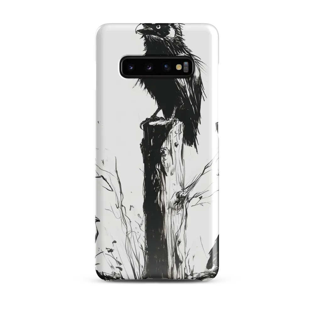 Majestic Sentinel: The Watchful Birds | Phone Case |  S10 Plus | Snap Case | Glossy