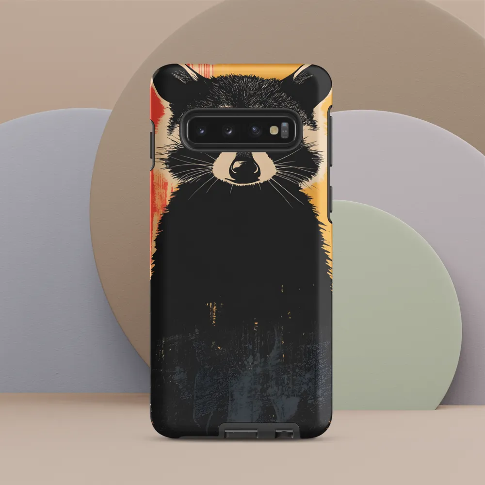 Whimsical Raccoon Portrait