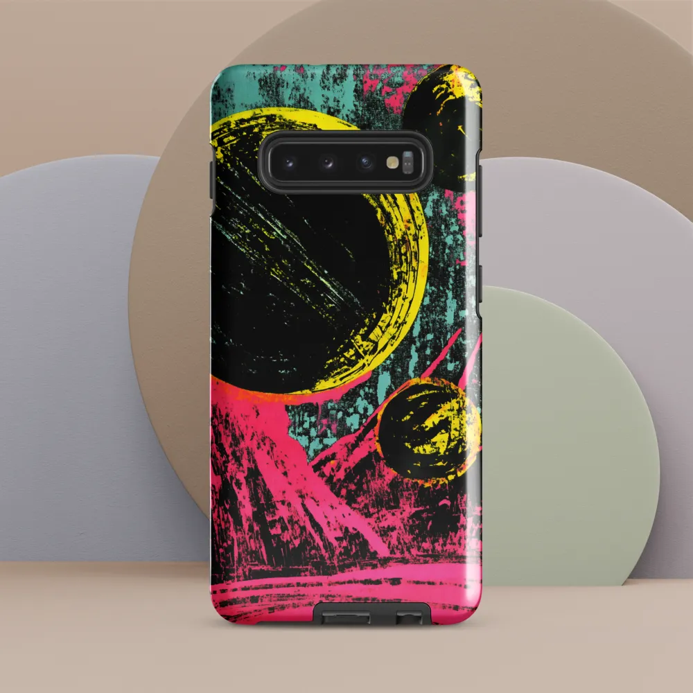 Cosmic Dance: An Abstract Exploration | Phone Case |  S10 Plus | Tough Case | Glossy