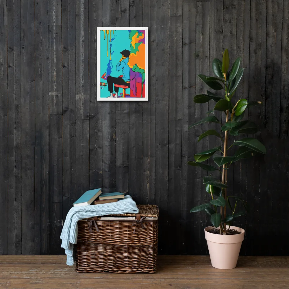 The Artist Within | Canvas with White Frame | 12″×18″