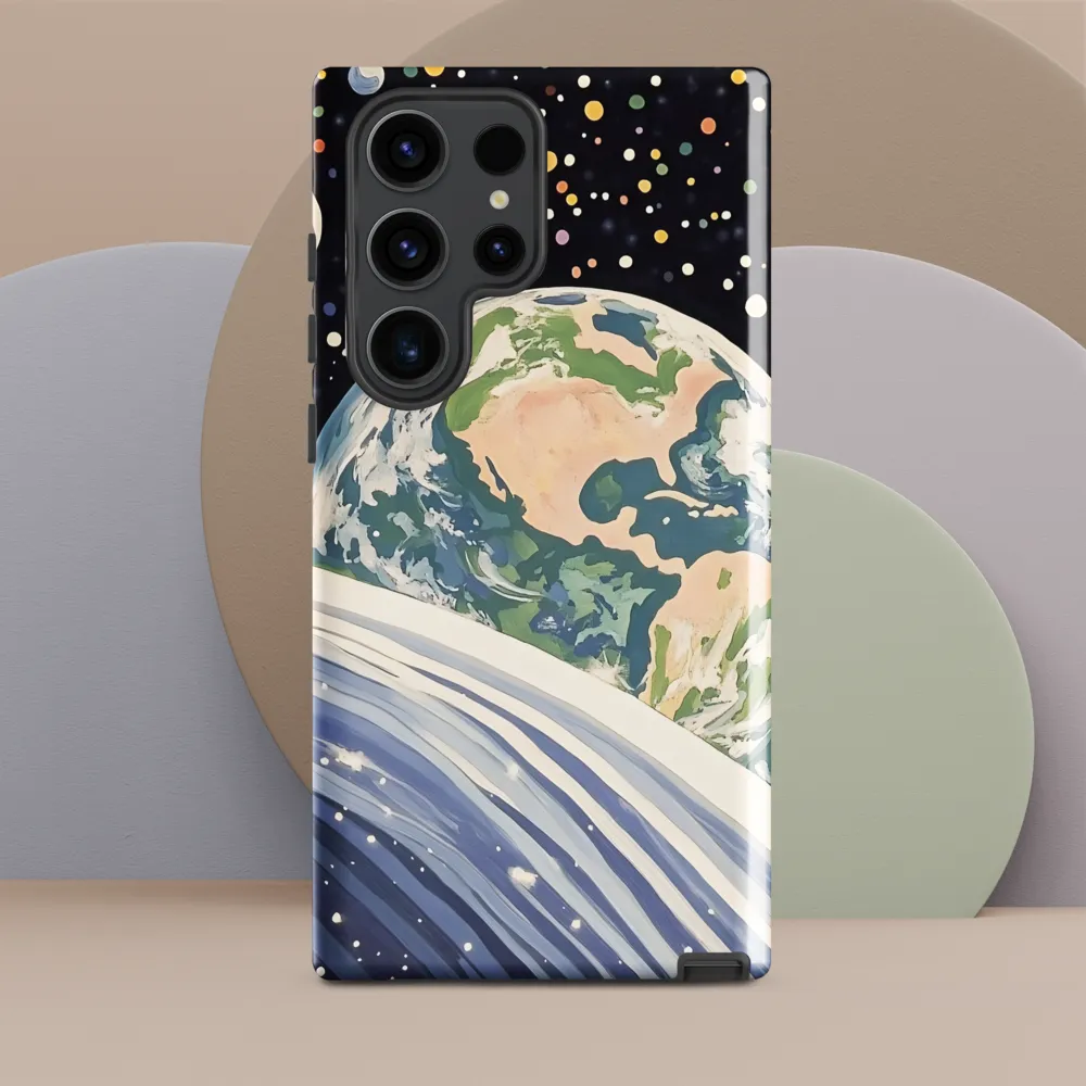 Celestial View: A Surreal Journey Through Space