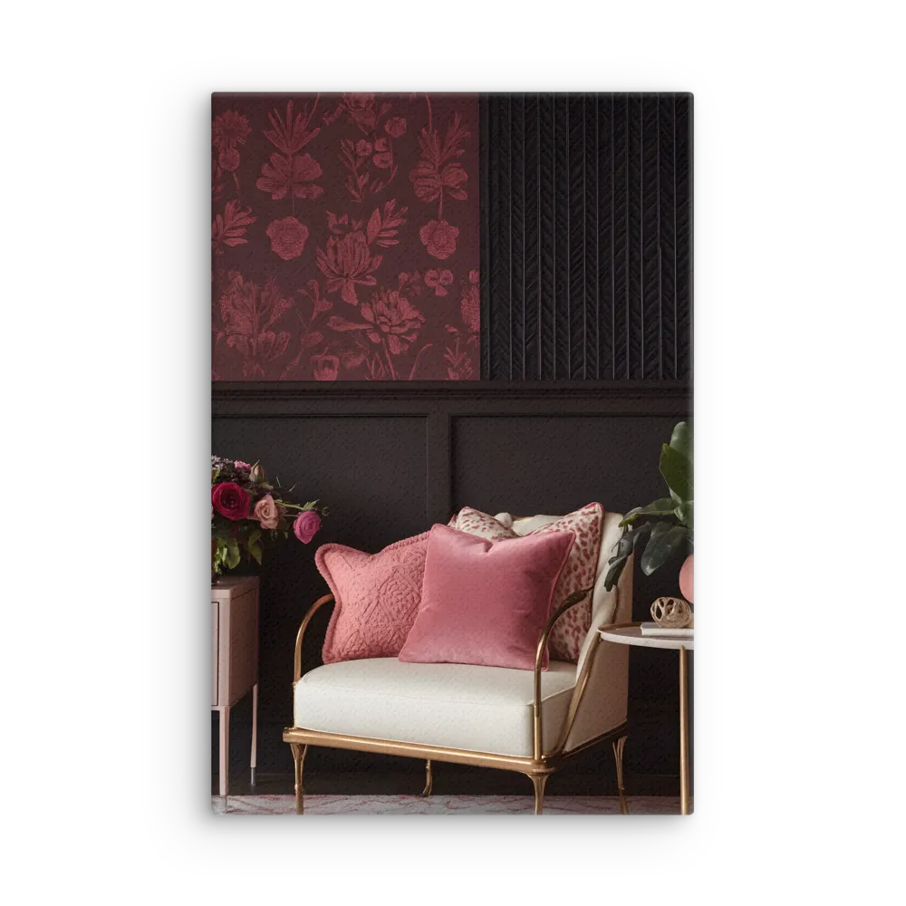 Elegance in Contrast: A Modern Interior Design | Thin Canvas | 12″×18″