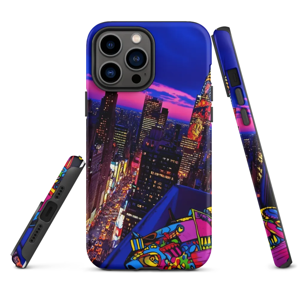 Neon Twilight: A City in Vibrance