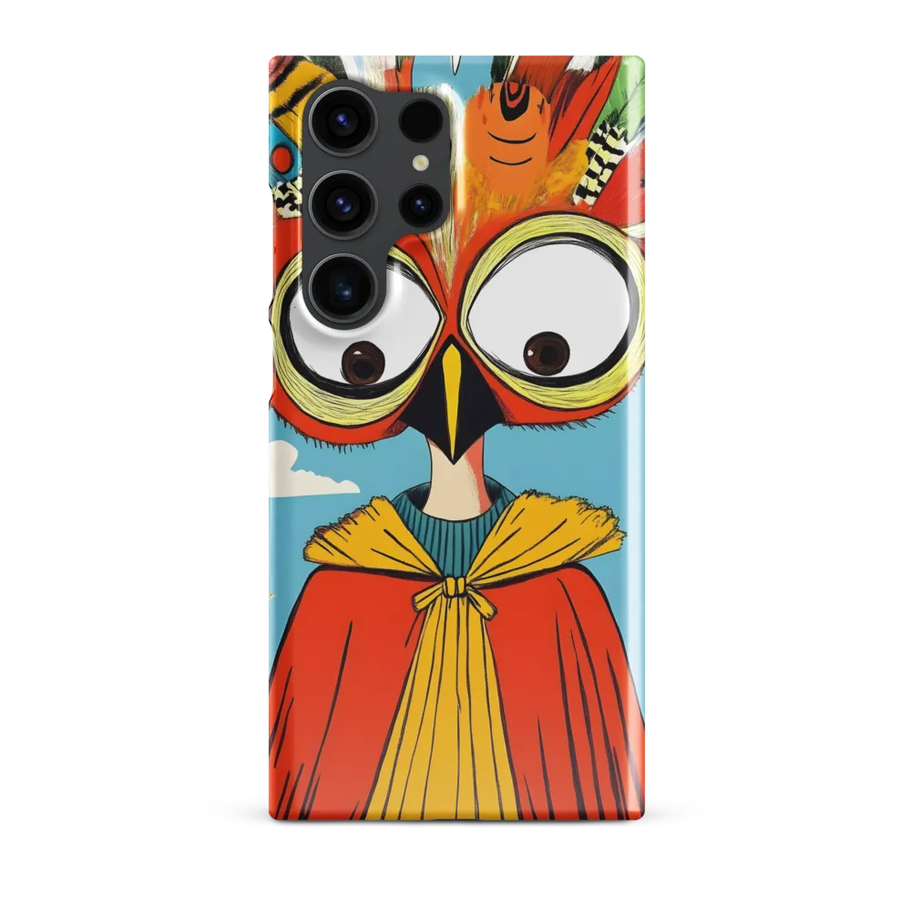 A Whimsical Encounter: The Owl-Human Fusion
