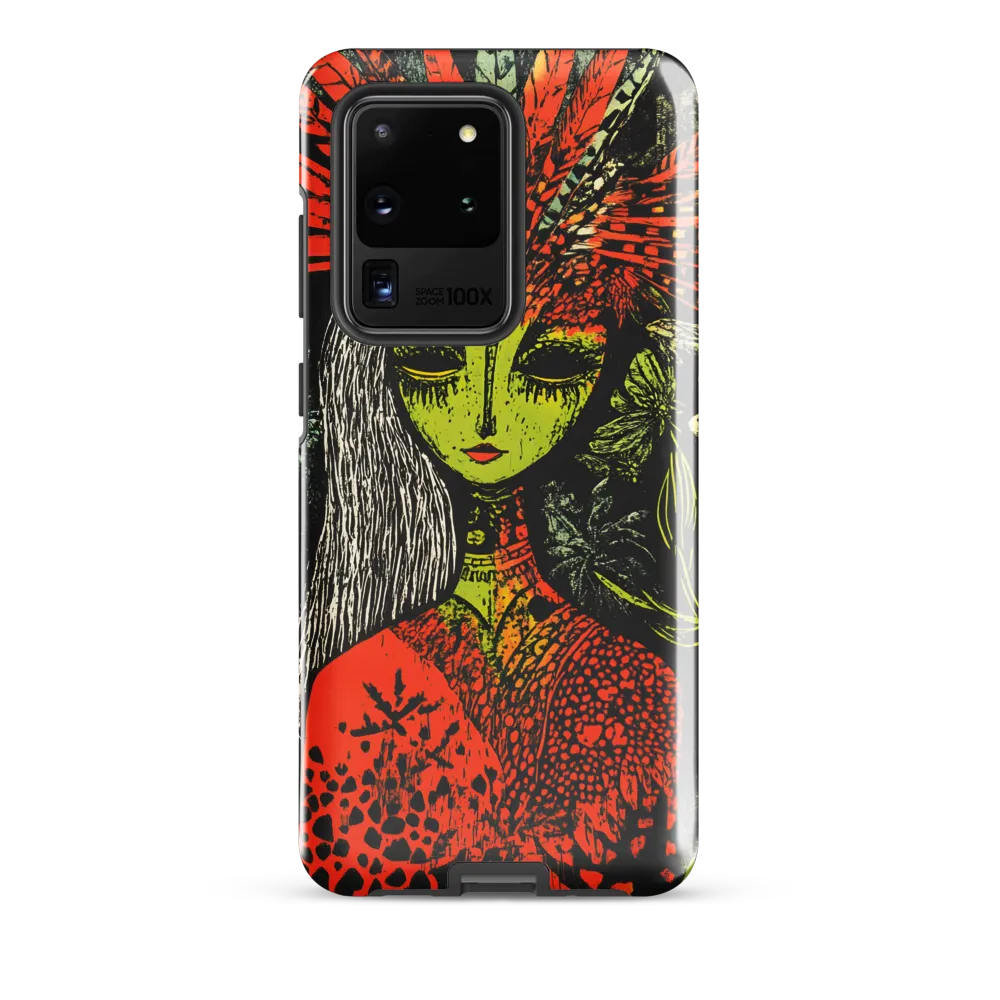 Mystical Flora: A Surreal Portrait