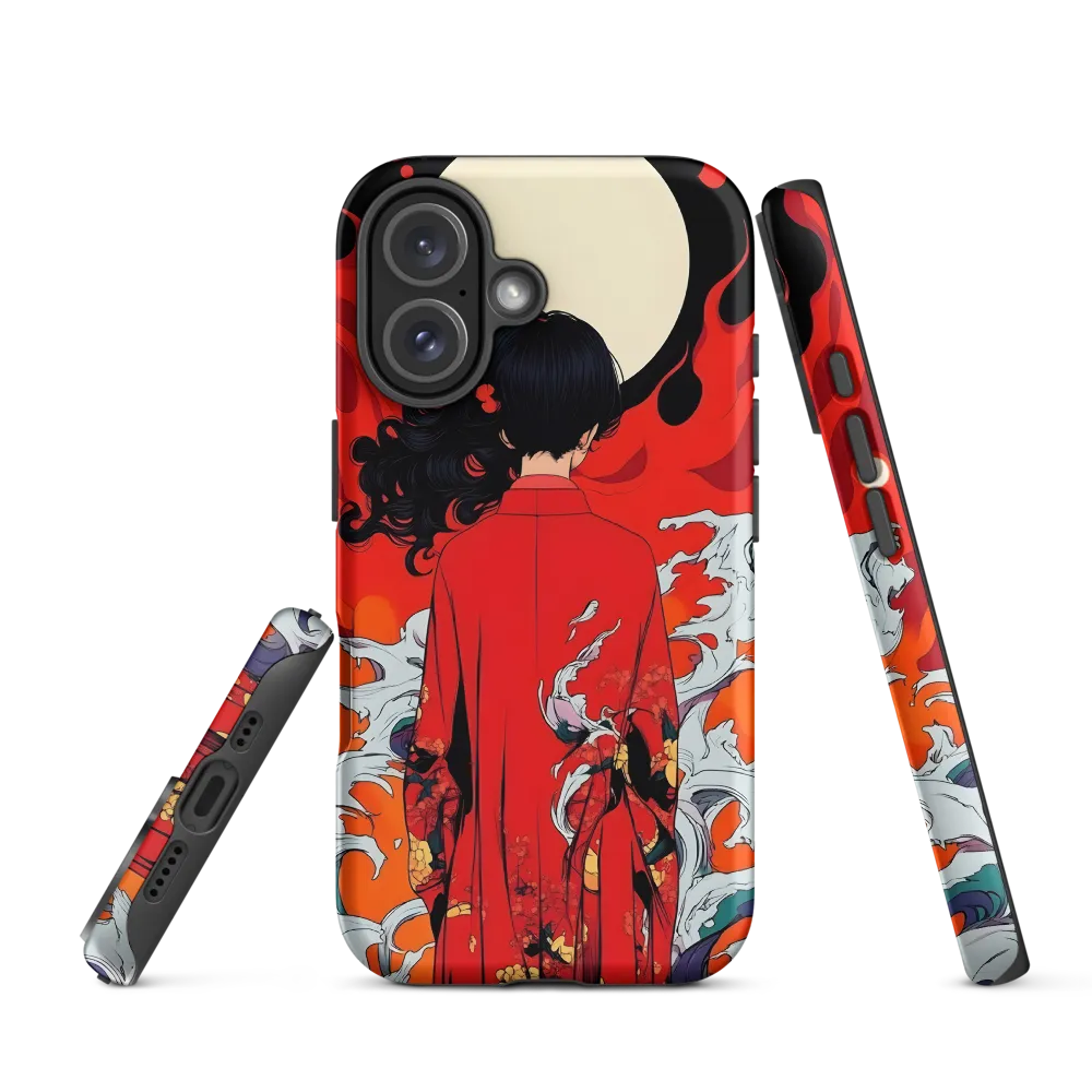 Ethereal Whispers of Flame and Water | Phone Case |  16 | Tough Case | Matte