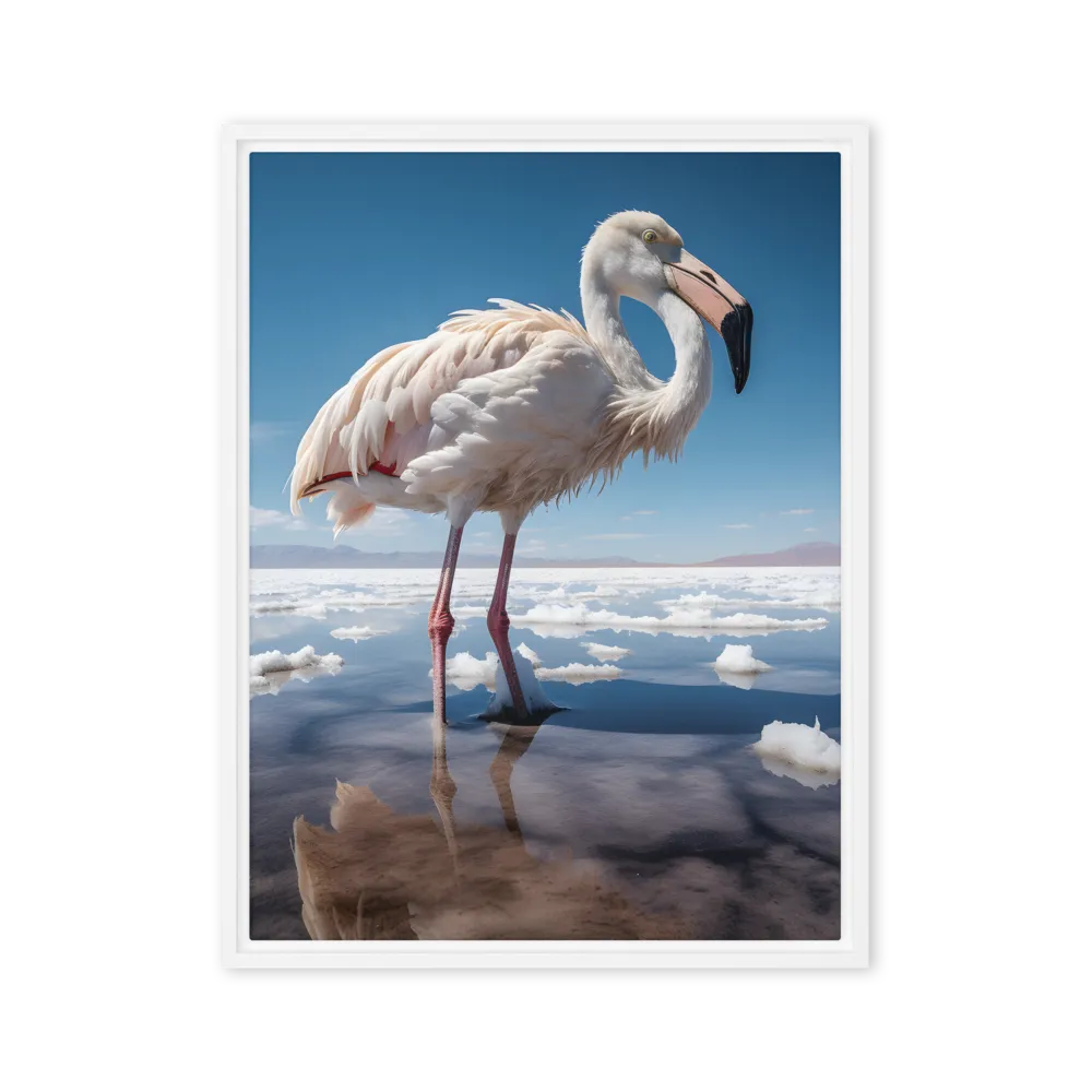 Graceful Solitude of a Flamingo