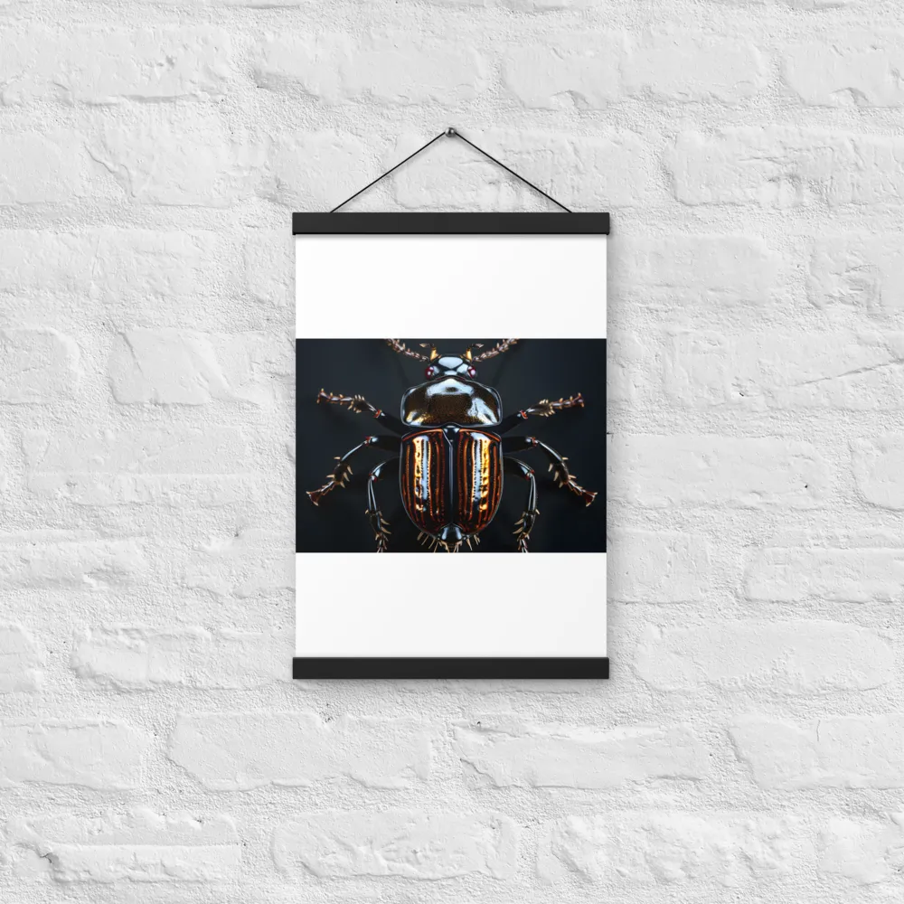 Luminous Insect Majesty | Poster With Black Wood Hanger | 12″×18″