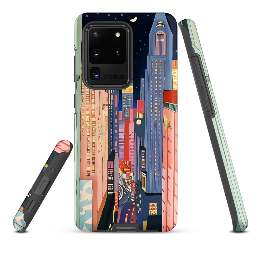 Urban Dreamscape: A Pop Art Night | Phone Case |  S20 Ultra | Tough Case | Matte