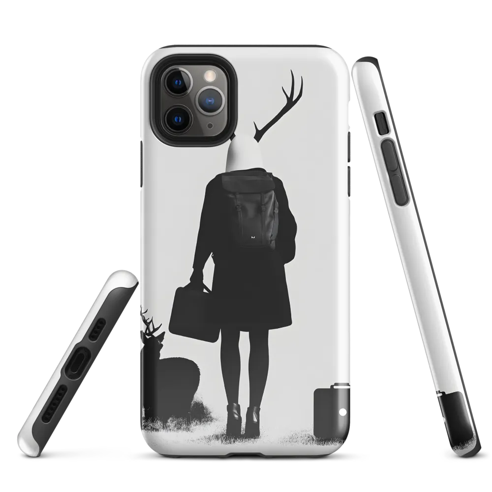 Antlered Reflections | Phone Case |  11 Pro Max | Tough Case | Glossy