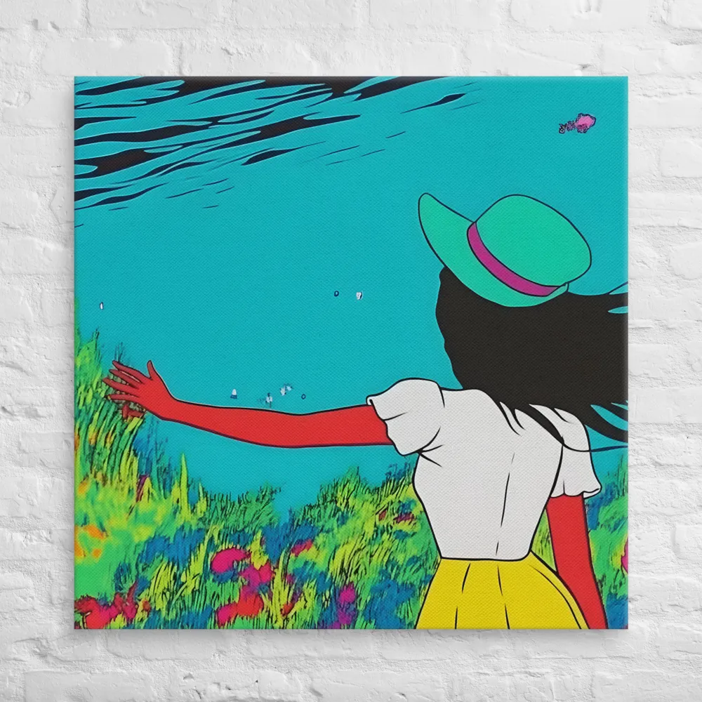 Whimsical Encounter | Canvas | 37″×37″