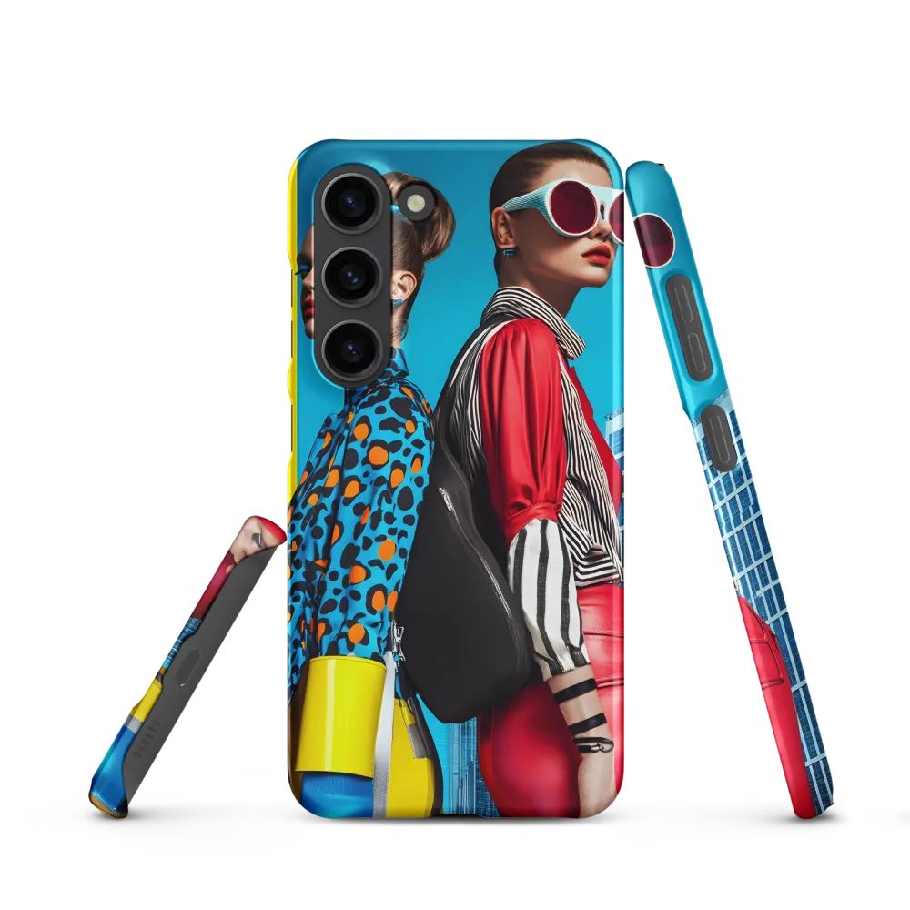 Urban Chic: A Bold Fashion Statement | Phone Case |  S23 | Snap Case | Matte