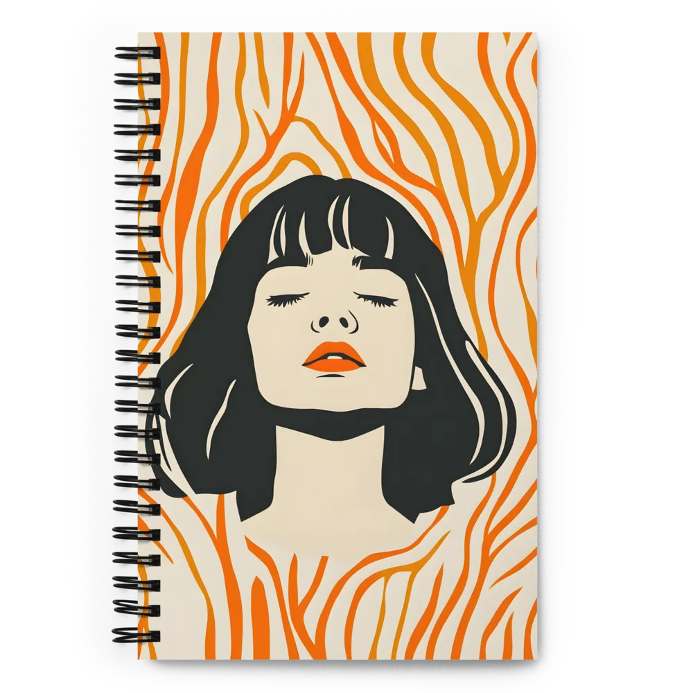 Whispers of Serenity | Spiral Notebook