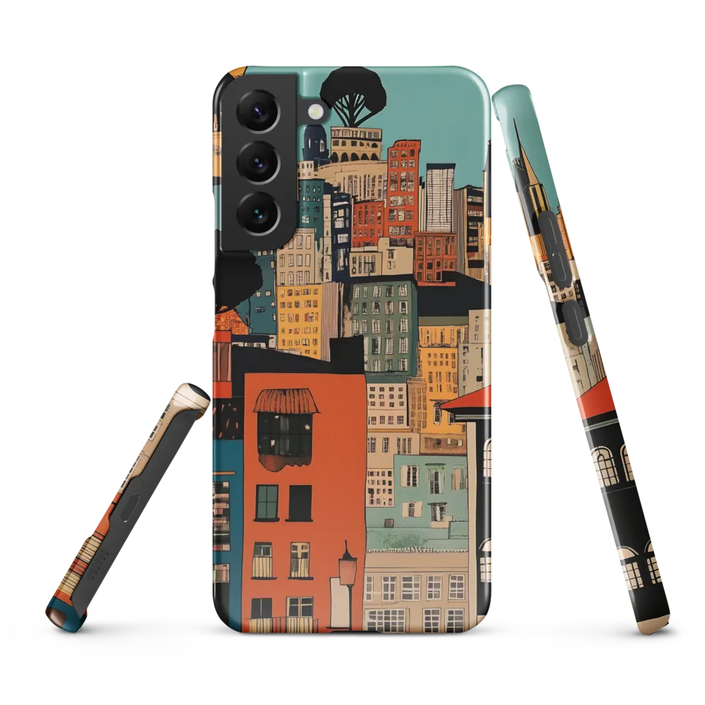 Urban Fusion: A Colorful Cityscape