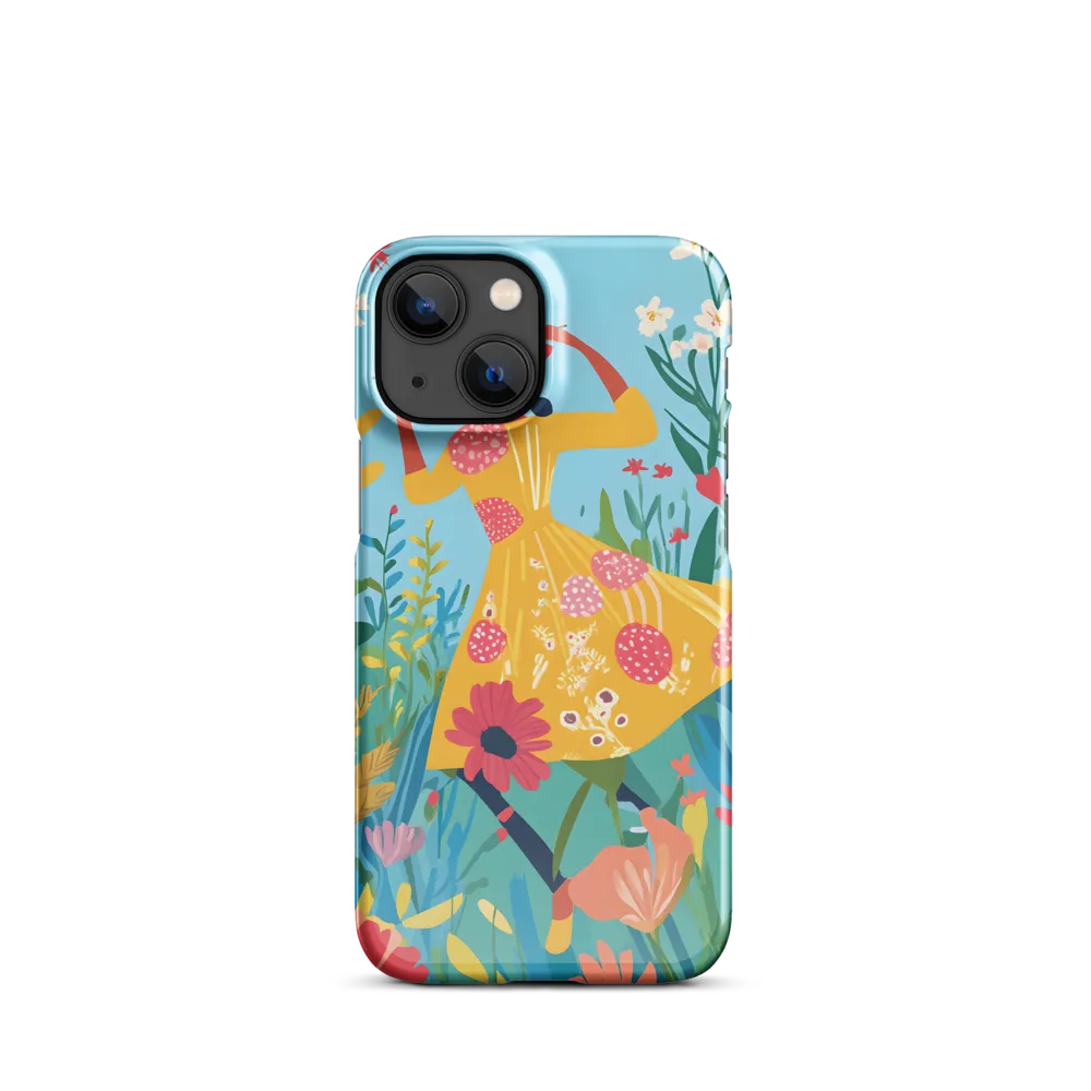 Dancing Among Blossoms | Phone Case |  13 Mini | Snap Case | Glossy