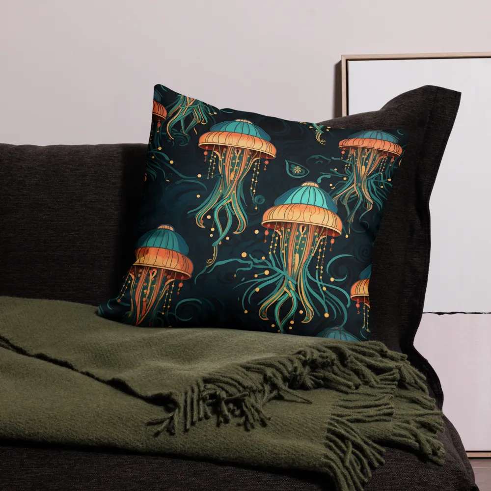 Symphony of Jellyfish | Pillow & Pillow Case | Multiple Sizes