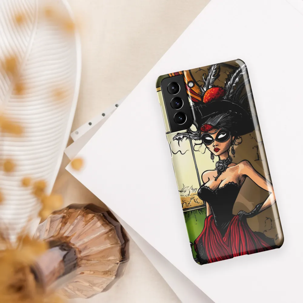 Chic Enigma | Phone Case |  S21 Plus | Snap Case | Glossy