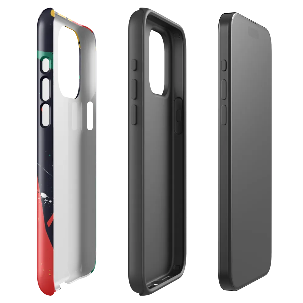 Dynamic Geometries | Phone Case |  15 Pro Max | Tough Case | Glossy