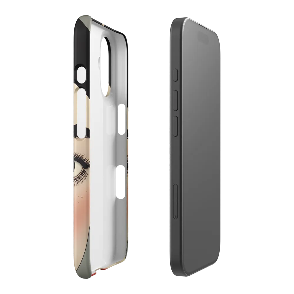 Serenity Captured: A Modern Portrait | Phone Case |  16 | Snap Case | Matte