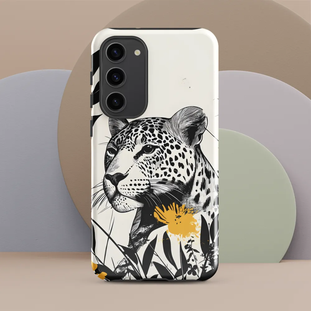 Majestic Leopard Amongst Flora