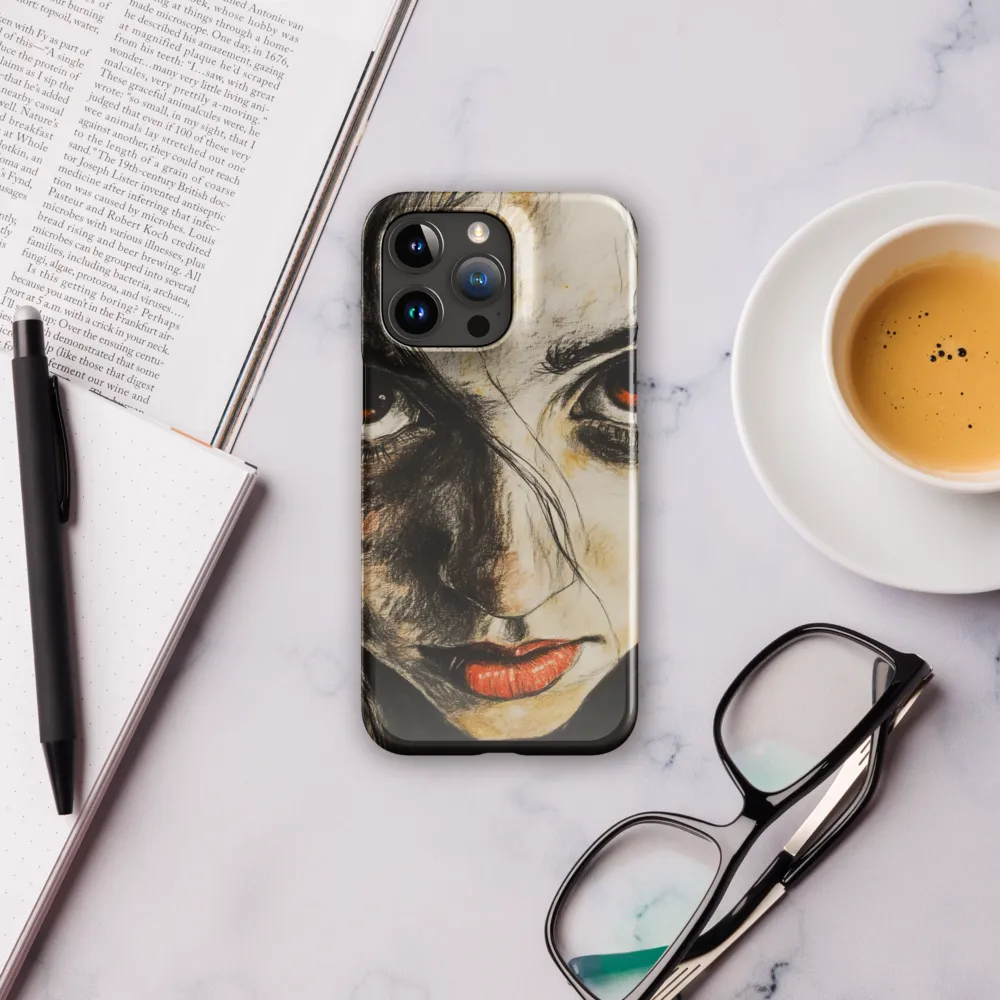Gaze of Intensity | Phone Case |  15 Pro Max | Snap Case | Glossy