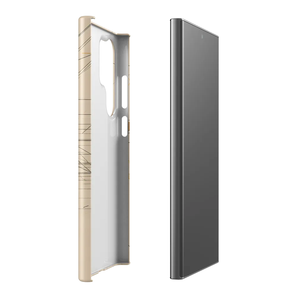 Abstract Profile: A Minimalist Exploration | Phone Case |  S23 Ultra | Snap Case | Matte
