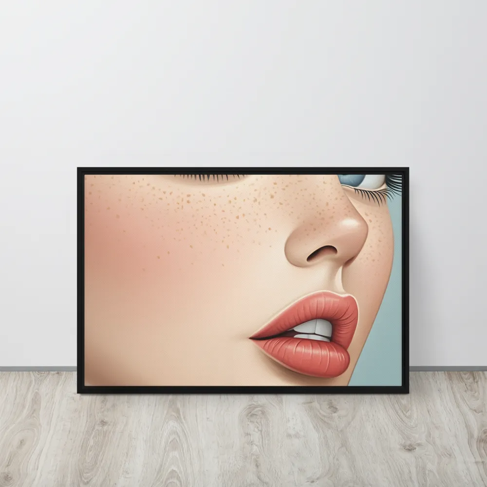 Intriguing Elegance | Canvas with Black Frame | 20″×30″