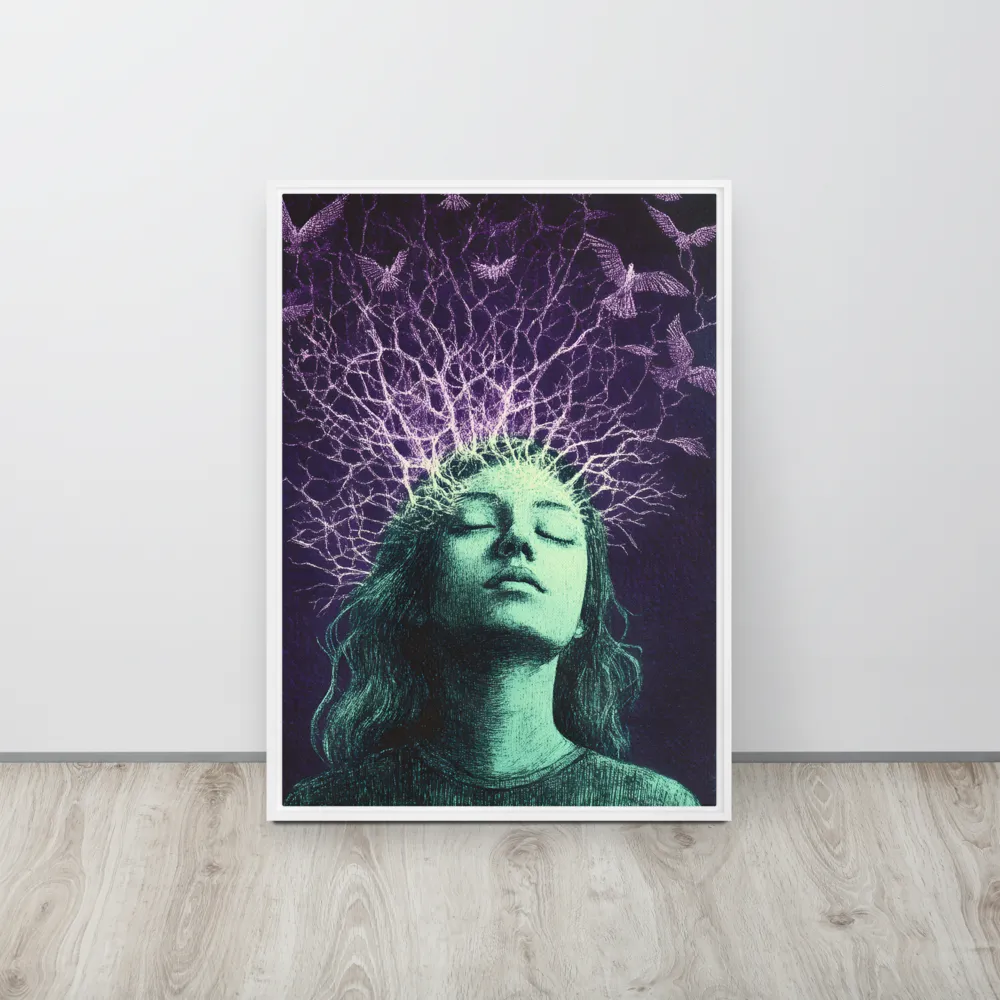 Whispers of Freedom | Canvas with White Frame | 20″×28″
