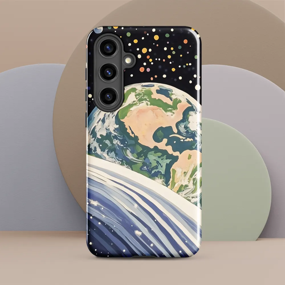 Celestial View: A Surreal Journey Through Space