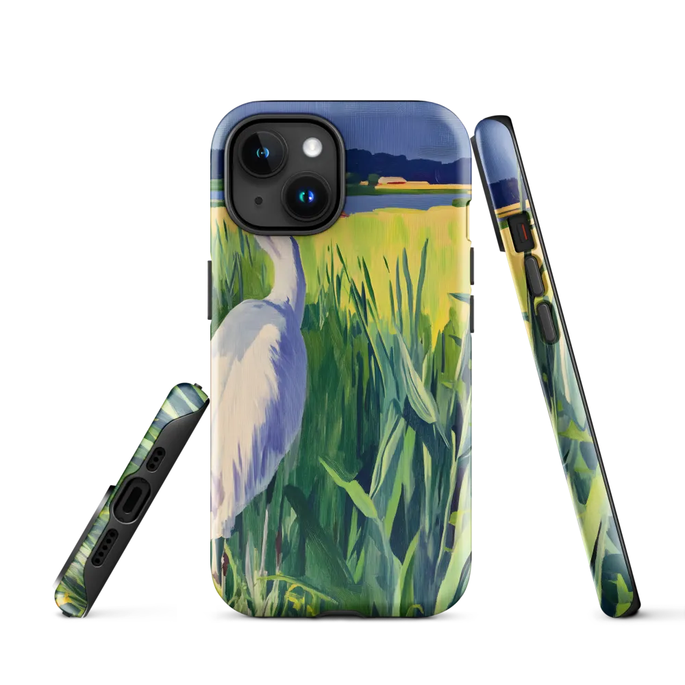 Graceful Presence: The Heron in the Meadow