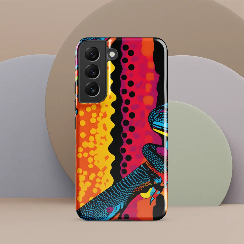 Colorful Encounters: The Playful Geckos