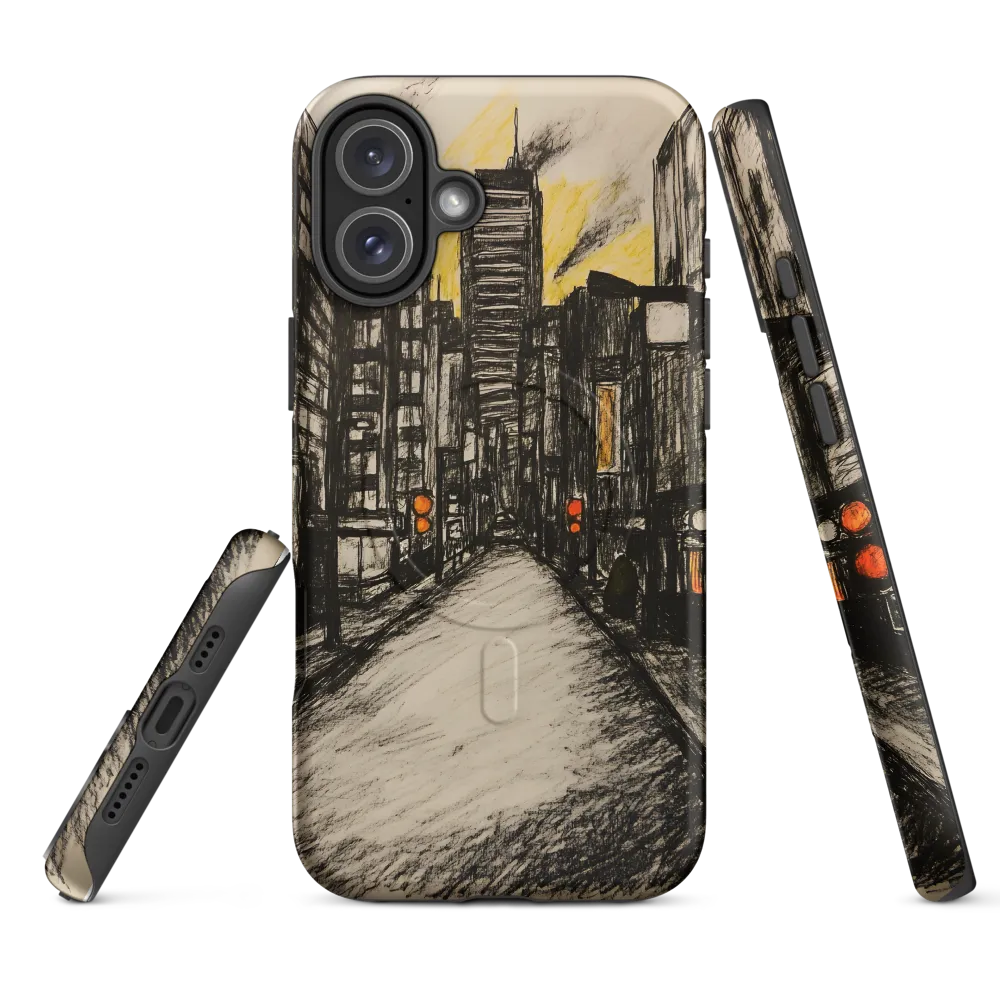 Cityscape of Solitude | Phone Case |  16 Plus | MagSafe® Tough Case | Matte