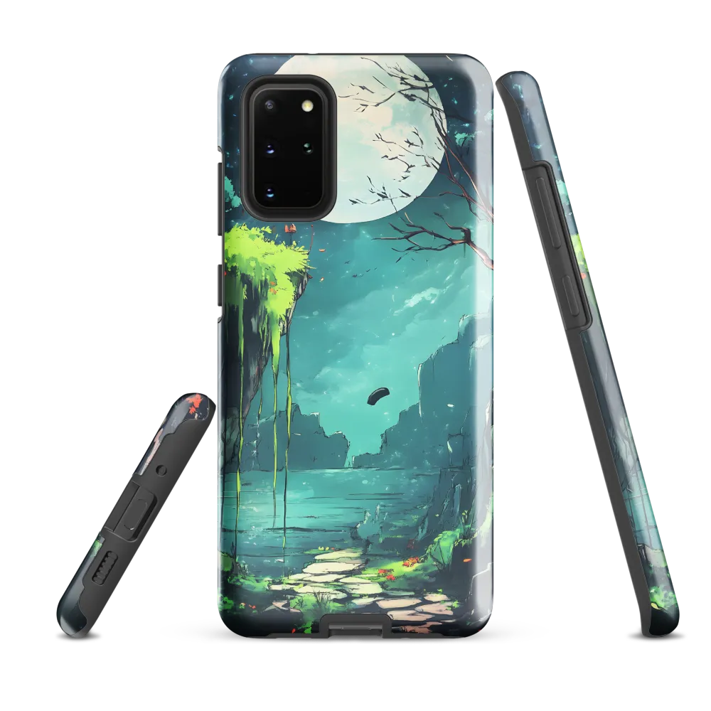 Moonlit Serenity: A Fantastical Landscape
